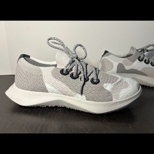 Allbirds Tree Dasher 2 Running Shoes Sneakers Grey/Cream Camo Womans Size 11